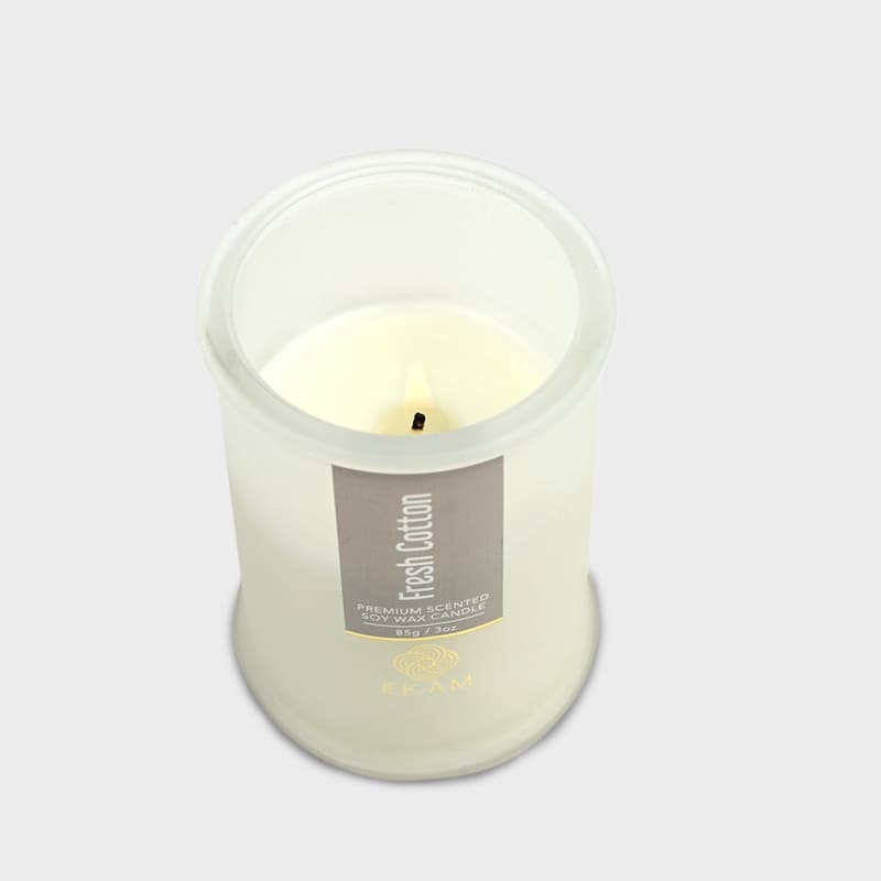 Fresh Cotton Apothecary Jar Scented Candle
