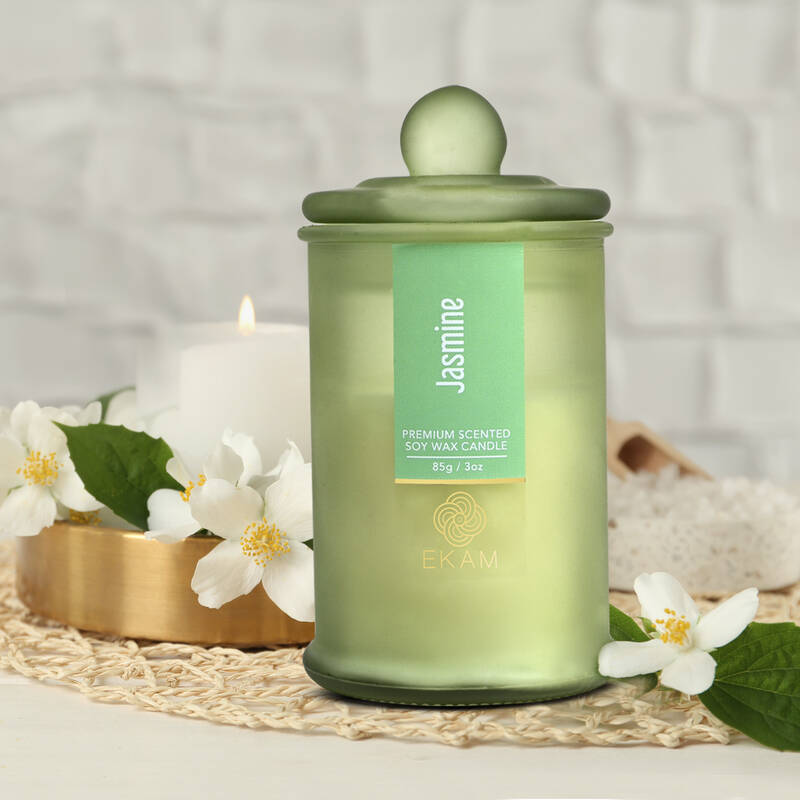 Jasmine Apothecary Jar Scented Candle