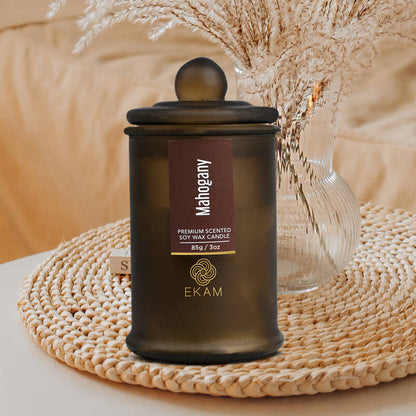 Mahogany Apothecary Jar Scented Candle