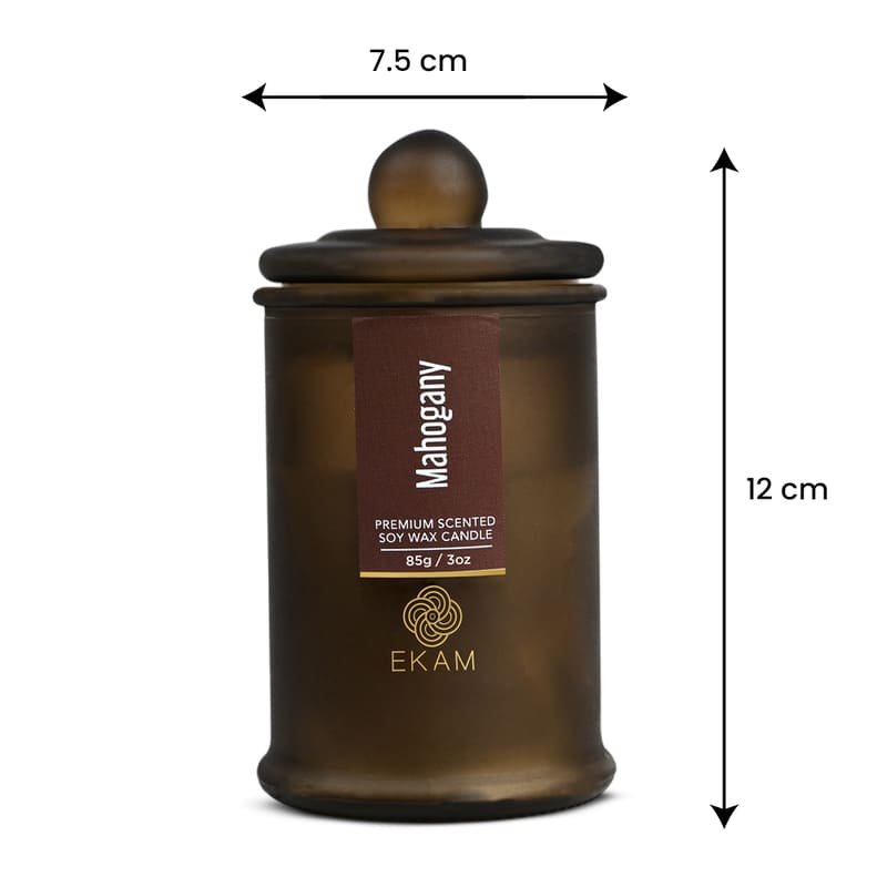 Mahogany Apothecary Jar Scented Candle