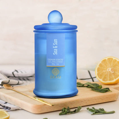 Sea &amp; Sun Apothecary Jar Scented Candle