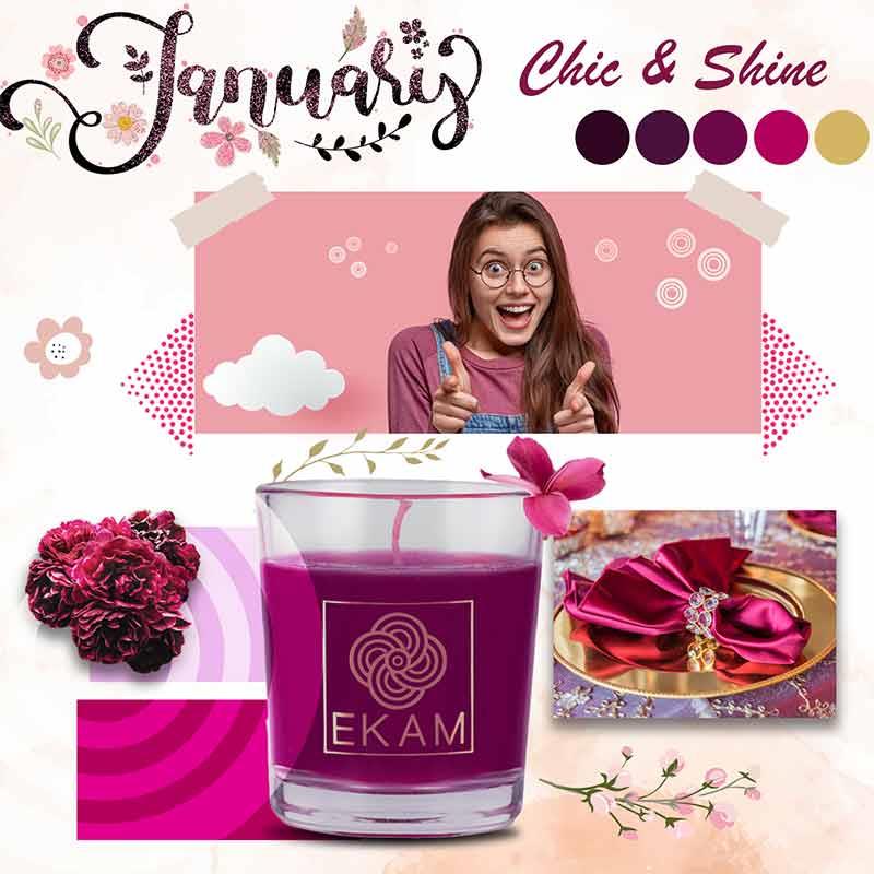 Chic &amp; Shine Scented Shot Glass Scented Candle