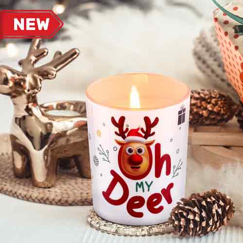 Oh My Deer Christmas Jar Candle