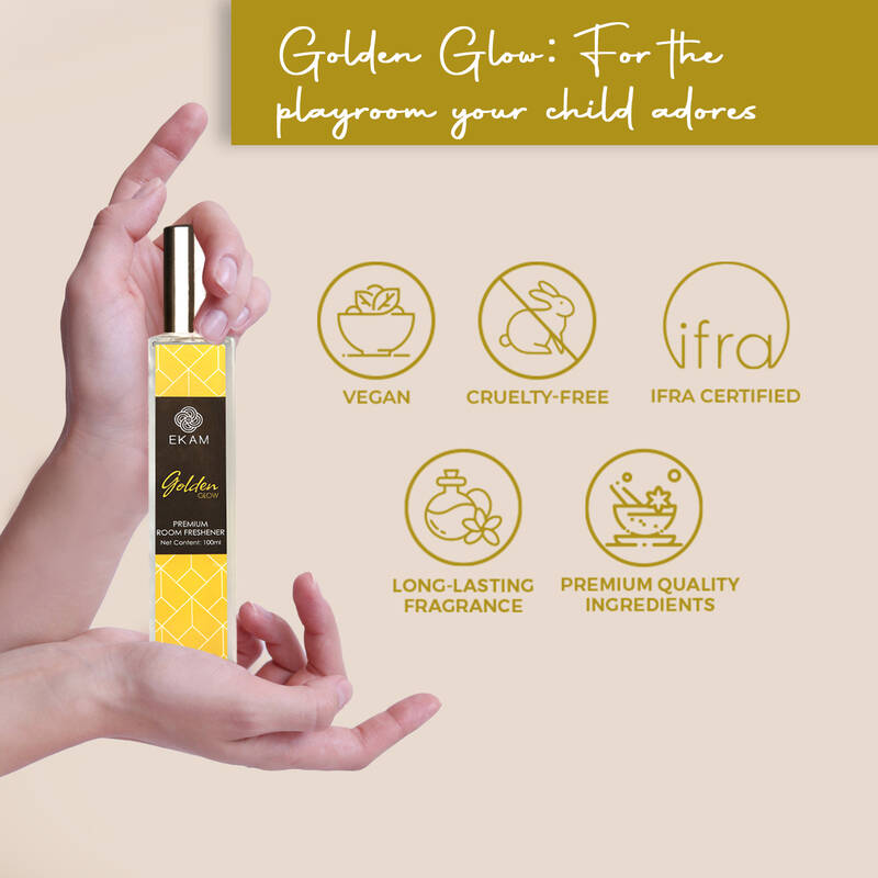 Golden Glow Room Freshener Spray