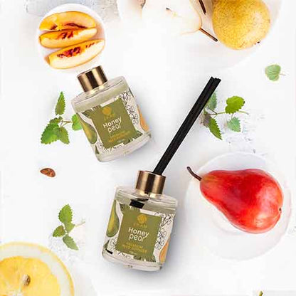 Honey Pear Premium Reed Diffuser Set, Fruity Series