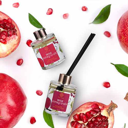 Wild Pomegranate Premium Reed Diffuser Set, Fruity Series